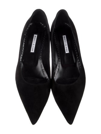 Manolo Blahnik Suede Pumps