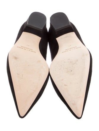 Manolo Blahnik Suede Pumps