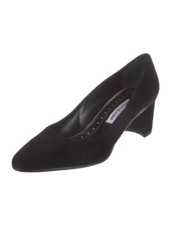 Manolo Blahnik Suede Pumps
