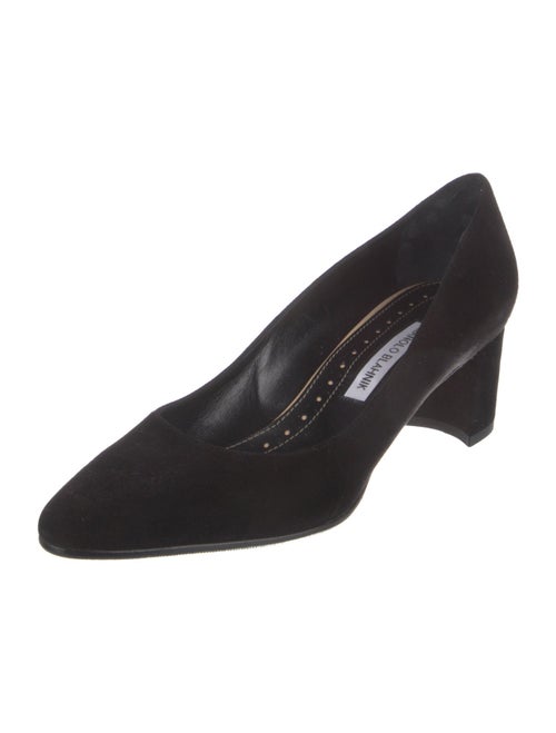 Manolo Blahnik Suede Pumps
