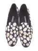 Manolo Blahnik Canvas Printed Loafers