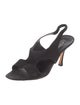 Manolo Blahnik Suede Slingback Sandals