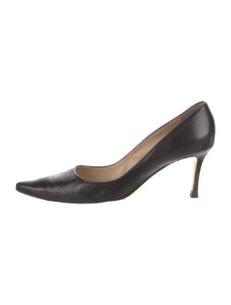 Manolo Blahnik Leather Pumps