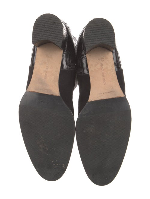 Manolo Blahnik Suede Riding Boots