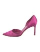 Manolo Blahnik Suede D'Orsay Pumps
