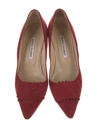 Manolo Blahnik Suede Pumps