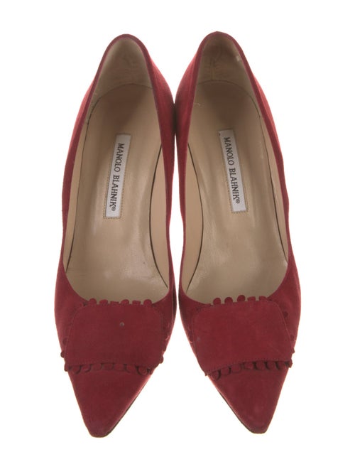 Manolo Blahnik Suede Pumps