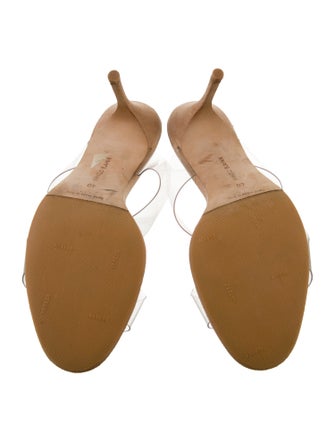 Manolo Blahnik Leather Slides