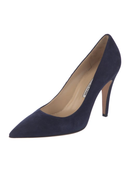 Manolo Blahnik Suede Pumps