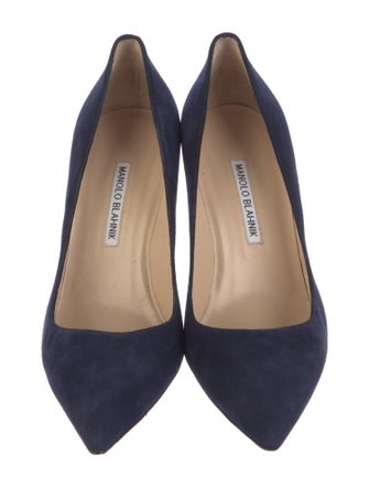 Manolo Blahnik Suede Pumps