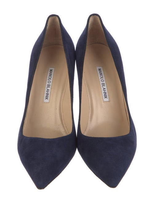 Manolo Blahnik Suede Pumps