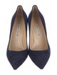 Manolo Blahnik Suede Pumps