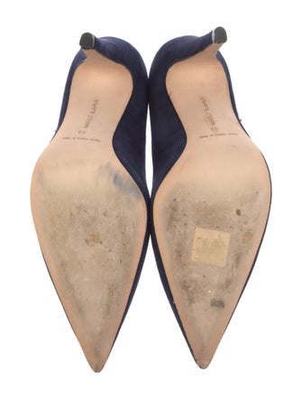Manolo Blahnik Suede Pumps