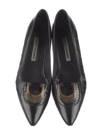Manolo Blahnik Leather Pumps