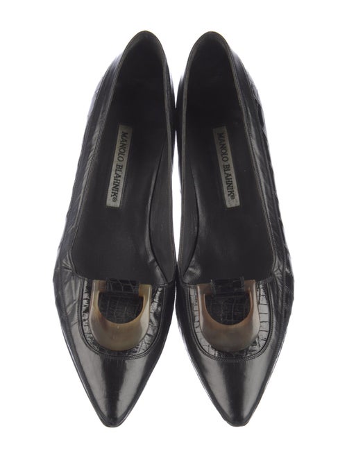 Manolo Blahnik Leather Pumps