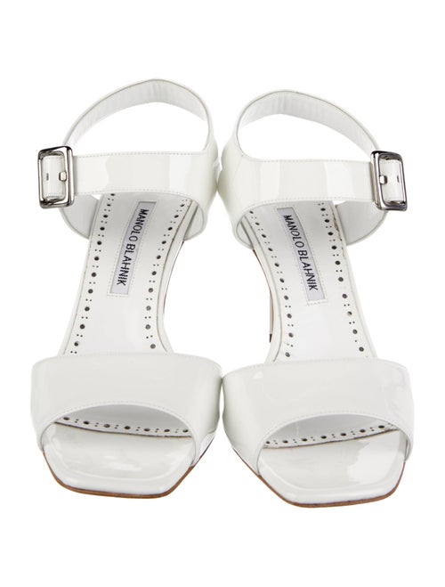 Manolo Blahnik Leather Sandals