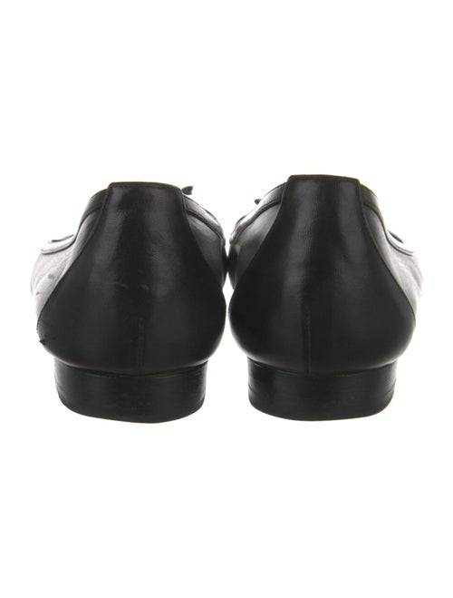 Manolo Blahnik Leather Ballet Flats