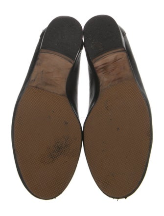 Manolo Blahnik Leather Ballet Flats