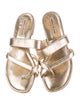 Manolo Blahnik Leather Slides