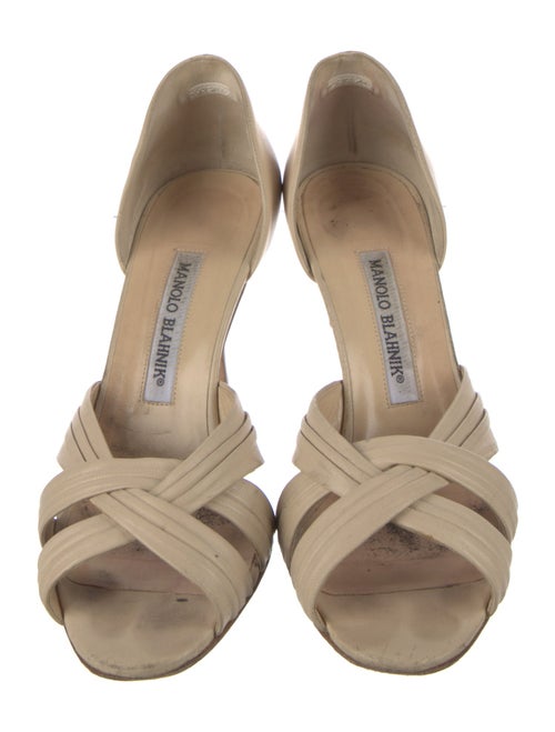 Manolo Blahnik Leather Sandals