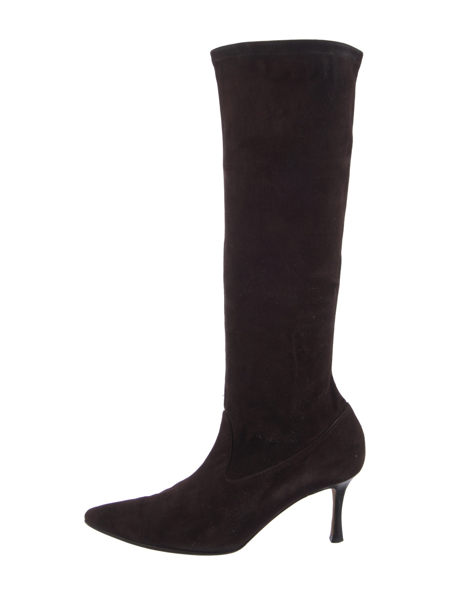 Manolo Blahnik Suede Boots