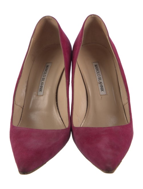 Manolo Blahnik Suede Pumps