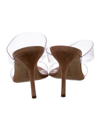 Manolo Blahnik Suede Slides