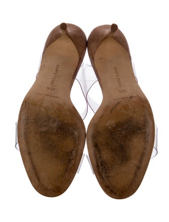 Manolo Blahnik Suede Slides