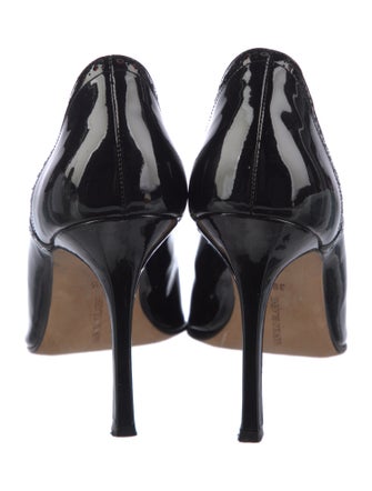 Manolo Blahnik Patent Leather D'Orsay Pumps