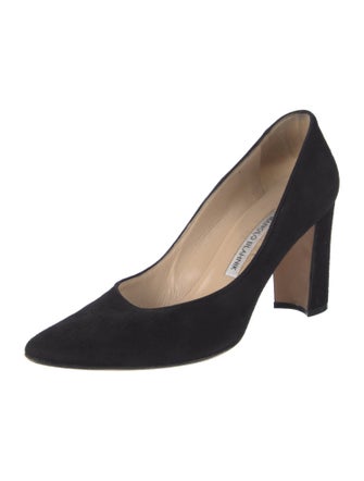 Manolo Blahnik Suede Pumps