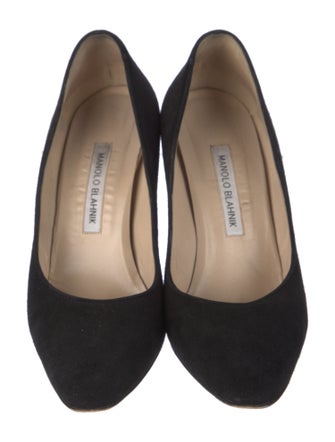 Manolo Blahnik Suede Pumps