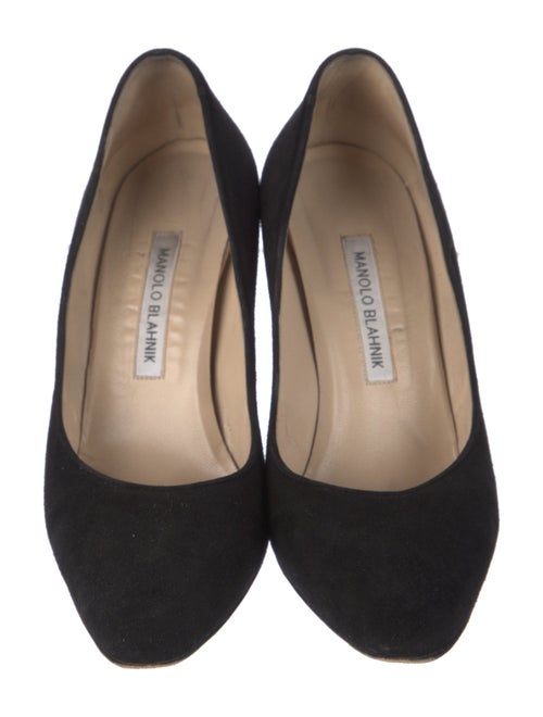 Manolo Blahnik Suede Pumps