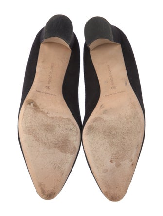 Manolo Blahnik Suede Pumps
