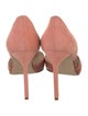 Manolo Blahnik Suede D'Orsay Pumps