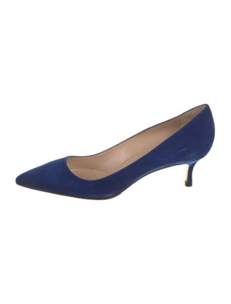Manolo Blahnik Suede Pumps