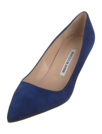 Manolo Blahnik Suede Pumps
