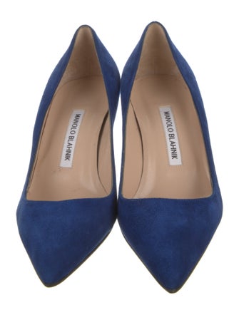 Manolo Blahnik Suede Pumps