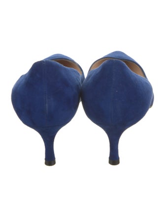 Manolo Blahnik Suede Pumps