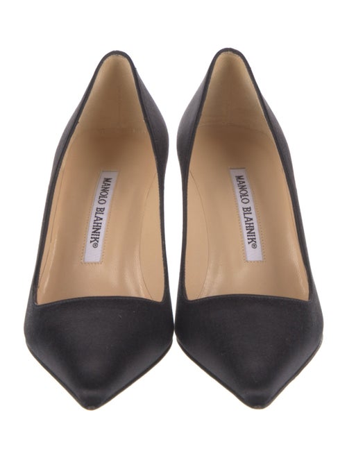 Manolo Blahnik Satin Pumps