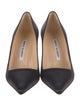 Manolo Blahnik Satin Pumps