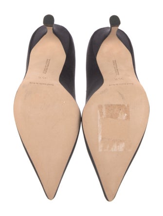 Manolo Blahnik Satin Pumps