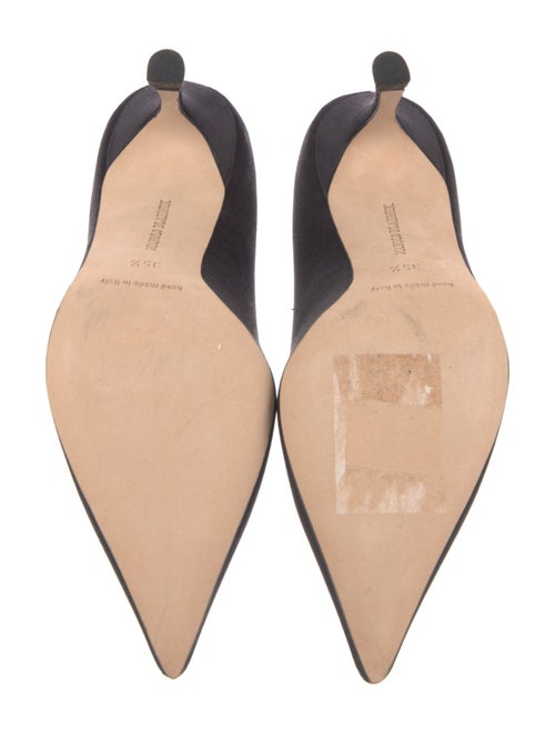 Manolo Blahnik Satin Pumps