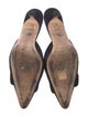 Manolo Blahnik Suede Mules