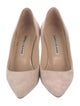 Manolo Blahnik Suede Pumps