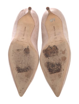 Manolo Blahnik Suede Pumps