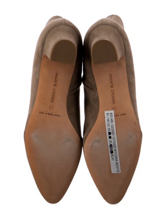Manolo Blahnik Suede Boots