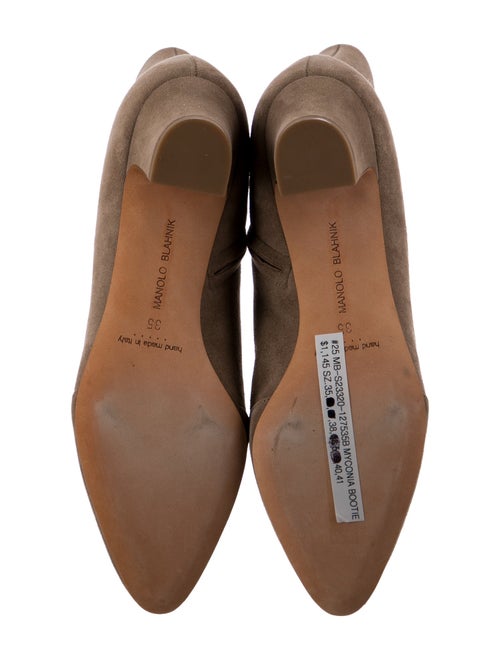 Manolo Blahnik Suede Boots