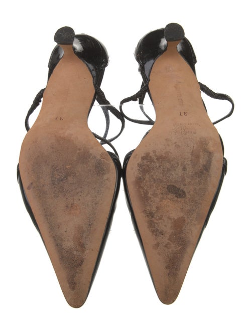 Manolo Blahnik Patent Leather D'Orsay Pumps