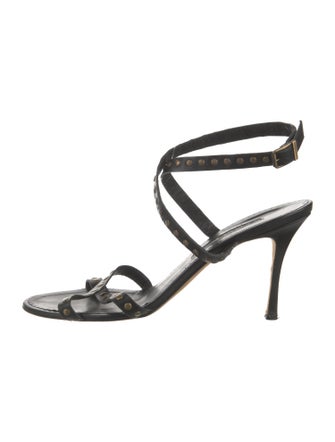 Manolo Blahnik Leather Sandals