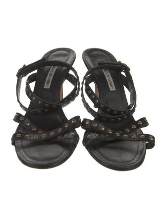 Manolo Blahnik Leather Sandals